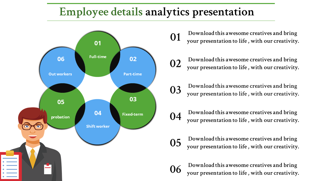 employee recognition slides-employee-details-6-green